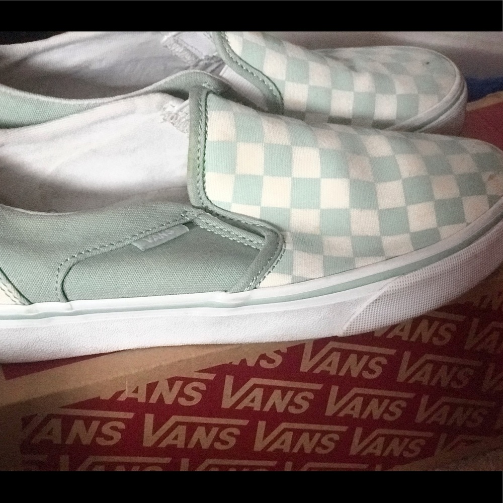 Checkerboard vans condition [10/10]